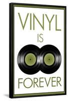 Vinyl is Forever Music Poster-null-Framed Poster