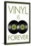 Vinyl is Forever Music Poster-null-Framed Poster