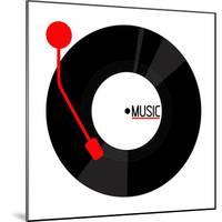 Vinyl Music-Enrique Rodriguez Jr.-Mounted Art Print