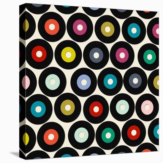 Vinyl (Variant 1)-Sharon Turner-Stretched Canvas