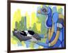 Vinyl Vulture-Ric Stultz-Framed Giclee Print