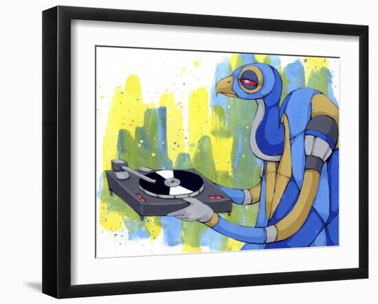 Vinyl Vulture-Ric Stultz-Framed Giclee Print