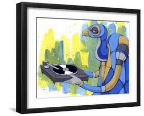 Vinyl Vulture-Ric Stultz-Framed Giclee Print