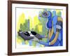 Vinyl Vulture-Ric Stultz-Framed Giclee Print