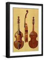 Viola D'Amore, 18th Century, from 'Musical Instruments'-Alfred James Hipkins-Framed Giclee Print