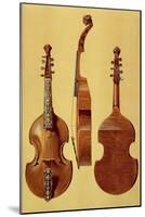 Viola D'Amore, 18th Century, from 'Musical Instruments'-Alfred James Hipkins-Mounted Giclee Print