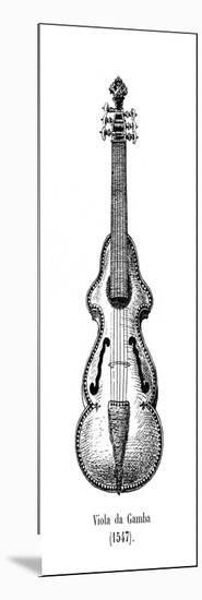 Viola Da Gamba 1547-null-Mounted Art Print