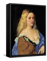 Violante (La Bella Gatta)-Titian (Tiziano Vecelli)-Framed Stretched Canvas