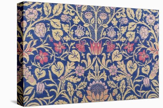 Violet and Columbine Furnishing Fabric, Woven Wool and Mohair, England, 1883-William Morris-Stretched Canvas