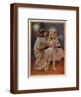 Violet and the Doll Fairy-null-Framed Art Print