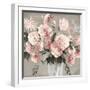 Violet Bouquet Peach Version-Asia Jensen-Framed Art Print