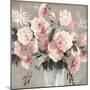 Violet Bouquet Peach Version-Asia Jensen-Mounted Art Print