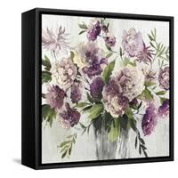 Violet Bouquet-Asia Jensen-Framed Stretched Canvas