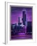 Violet Chicago-Old Red Truck-Framed Giclee Print