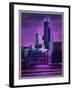 Violet Chicago-Old Red Truck-Framed Giclee Print