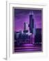 Violet Chicago-Old Red Truck-Framed Giclee Print