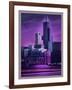 Violet Chicago-Old Red Truck-Framed Giclee Print