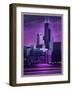 Violet Chicago-Old Red Truck-Framed Giclee Print