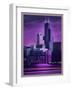 Violet Chicago-Old Red Truck-Framed Giclee Print