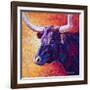 Violet Cow-Marion Rose-Framed Giclee Print