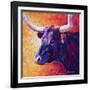 Violet Cow-Marion Rose-Framed Giclee Print