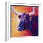 Violet Cow-Marion Rose-Framed Giclee Print