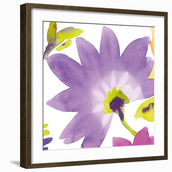 Violet Flower II-Sandra Jacobs-Framed Giclee Print