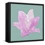 Violet Flower-null-Framed Stretched Canvas