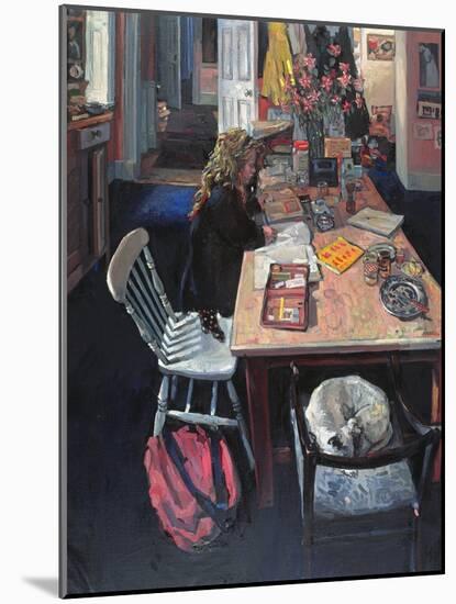 Violet in the Kitchen, 1995-Hector McDonnell-Mounted Giclee Print