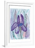 Violet Iris-Beverly Dyer-Framed Art Print