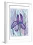 Violet Iris-Beverly Dyer-Framed Art Print