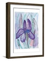 Violet Iris-Beverly Dyer-Framed Art Print