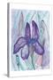 Violet Iris-Beverly Dyer-Stretched Canvas