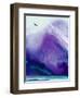 Violet Mountain Lake-Hallie Clausen-Framed Art Print