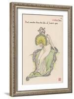 Violet Personified-Walter Crane-Framed Art Print