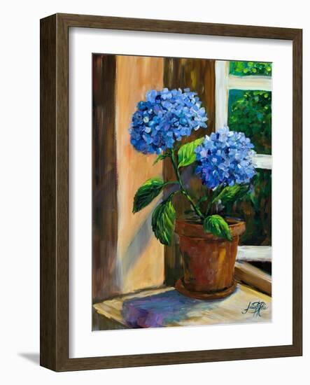 Violet Poppies-Julie DeRice-Framed Art Print