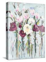 Violet Romantic Blossoms-Jane Slivka-Stretched Canvas