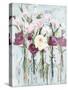 Violet Romantic Blossoms-Jane Slivka-Stretched Canvas