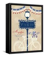 Violet's Paris 1-Violet Leclaire-Framed Stretched Canvas