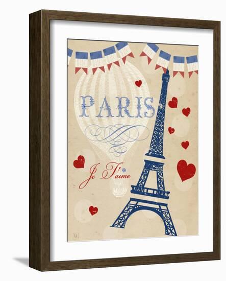 Violet's Paris 4-Violet Leclaire-Framed Art Print