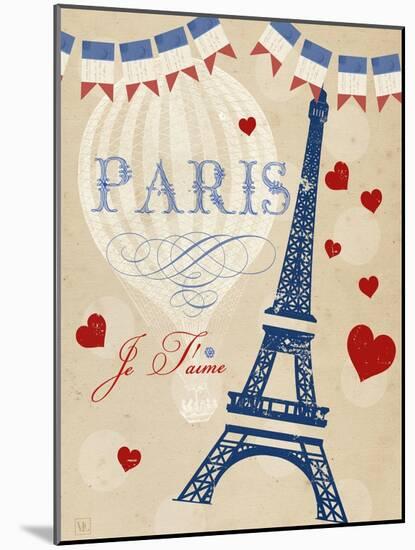 Violet's Paris 4-Violet Leclaire-Mounted Art Print