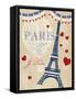 Violet's Paris 4-Violet Leclaire-Framed Stretched Canvas