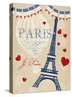 Violet's Paris 4-Violet Leclaire-Stretched Canvas