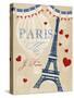 Violet's Paris 4-Violet Leclaire-Stretched Canvas