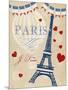 Violet's Paris 4-Violet Leclaire-Mounted Art Print