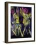 Violet Spring Flowers I-Erin McGee Ferrell-Framed Art Print