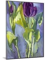 Violet Spring Flowers II-Erin McGee Ferrell-Mounted Art Print