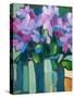 Violet Spring Flowers V-Erin McGee Ferrell-Stretched Canvas