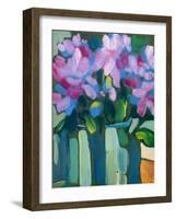 Violet Spring Flowers V-Erin McGee Ferrell-Framed Art Print