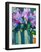 Violet Spring Flowers V-Erin McGee Ferrell-Framed Art Print